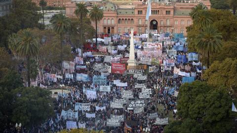 Argentina's left and far-left have little clout at the ballot box but a great capacity to organise street protests.