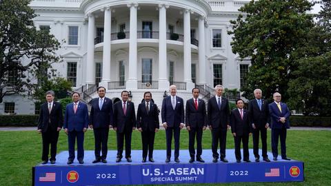 Biden starts a two-day summit with the 10-nation Association of Southeast Asian Nations in Washington with a dinner for the leaders at the White House ahead of talks on Friday.